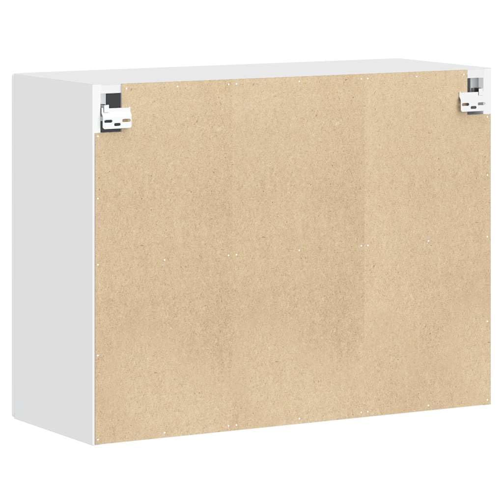 vidaXL Küchen-Hängeschrank Porto Weiß Holzwerkstoff, Wandschrank Küche, Wandschrank, Oberschrank, Küchenschrank, Hängeschrank, Oberschrank Küche