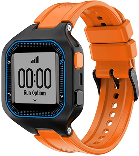 Shieranlee Forerunner 25 Strap Large,Smart Watch Replacement Band Replacement Silicone Wrist Band Strap For Garmin Forerunner 25 Large GPS Running Watch