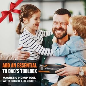 Rakmagneticpickuptoolgiftsformentelescopingmagnetwithledflashlightand22inchesextendableneckcoolgadgetgiftsfordadledflashlgiht Urban Country Home Decor Rak magnetic pickup tool gifts for men telescoping magnet with led flashlight and 22 inches extendable neck cool gadget gifts for dad led flashlgiht urban country home decor