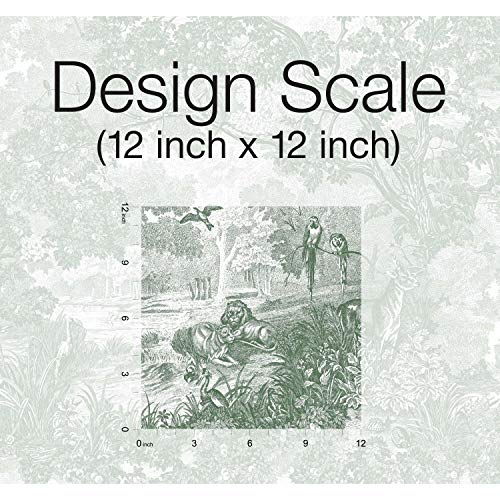RoomMates Jungle Toile Peel and Stick Wallpaper by RoomMates - Image 6