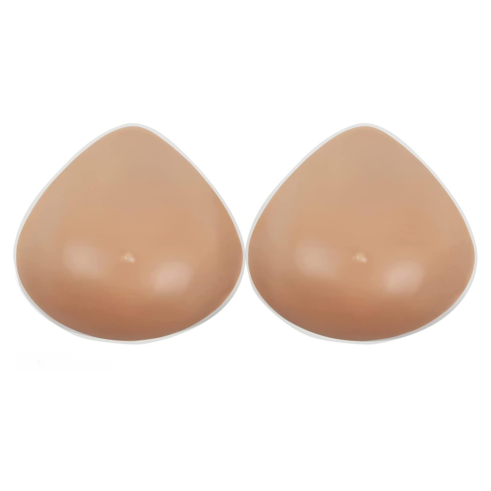 Silikonowe Wkładki Biustowe W Kształcie Trójkąta Dla Kobiet Samoprzylepne Przeznaczone Dla Osób Transpłciowych I Do Cosplayu(800g/pair, Brown)