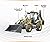 Robust Mini Backhoe Loader with Powerful Front End Loader and Hydraulic Backhoe, Compact Wheel Digger for Landscaping Projects, Farm Tractor Operations, Trenching