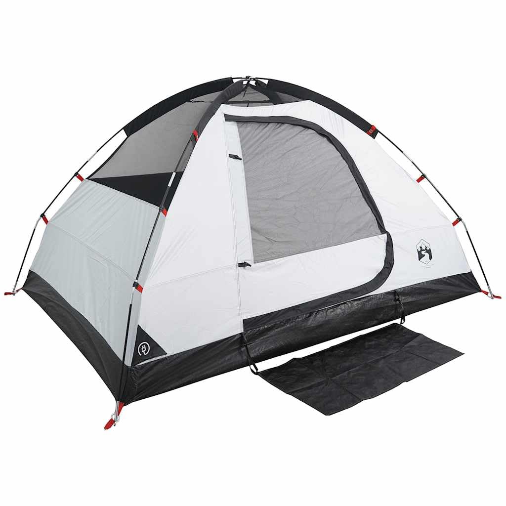 Tenda Campeggio Cupola 4 Persone Blu Impermeabile