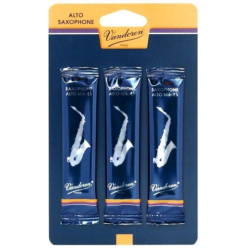 Vandoren Traditional Alto Sax Reed 3 Pack of 3