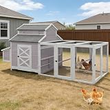 Suumerpety Large Chicken Coop for 6-8 Chickens