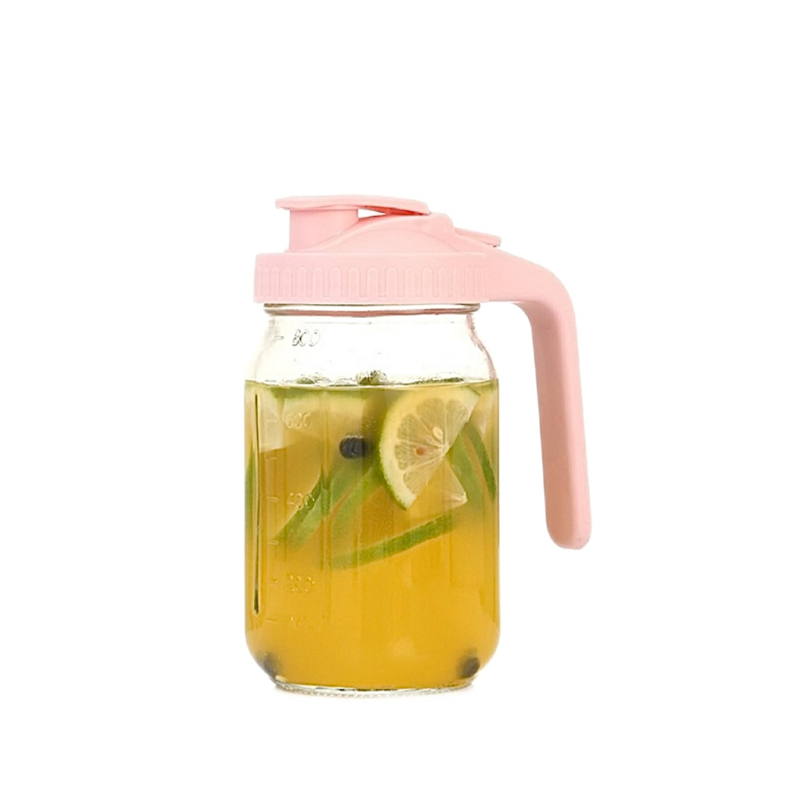 Bouilloire en verre 946 ml avec couvercle rabattable et verseur pour thé café infusion froide