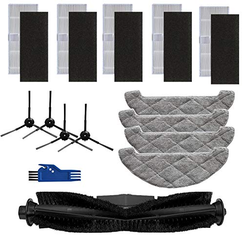 REYEE Accessori di Ricambio (Filtro & Spazzola Laterale & Mops & Spazzola Principale) Adatta Per Proscenic 850T Robot Aspirapolvere