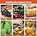 Fruit Wine Press 3.5Gallon/13.25L Manual Juice Maker Stainless Steel Fruit and Wine Press Nature Juice Making Press Machine with T-Handle for Cider Apple Grape Tincture Vegetables Honey Cheese
