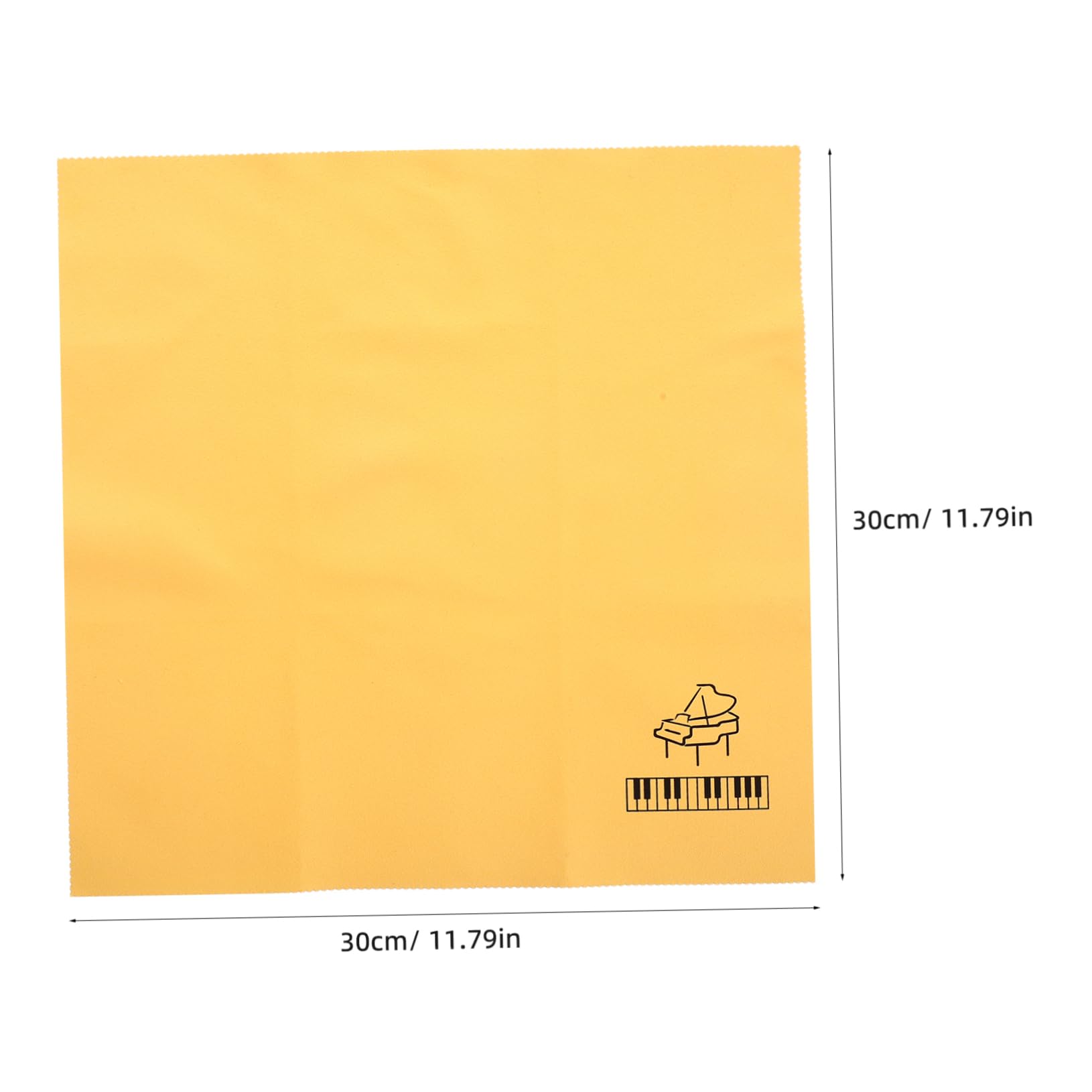 Toddmomy Professional Piano Cleaning Cloth Multi-functional Soft Velvet Instrument Cleaning for Polishing