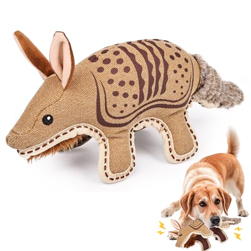 Juguetes de peluche para perros mordedores interactivos