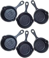 Vista 5 de HAWOK Mini sartén de hierro fundido DIA.2.8 pulgadas Redondo