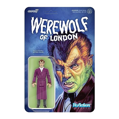 Image of Super7 Universal Monsters Werewolf of London - 3.75 inch Universal Monster Movies Action Figure Classic Movie Collectibles and Retro Toys