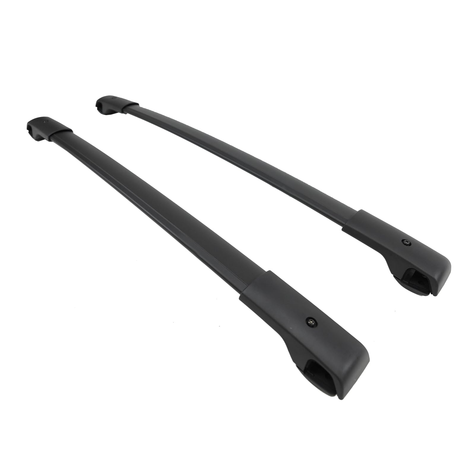 J&J AUTOMOTIVE Barre Da Tetto per Dodge Journey 2008-2018, Stile OEM Alluminio Nero 2 pezzi, Montaggio Facile, Portapacchi Ad Alta Resistenza