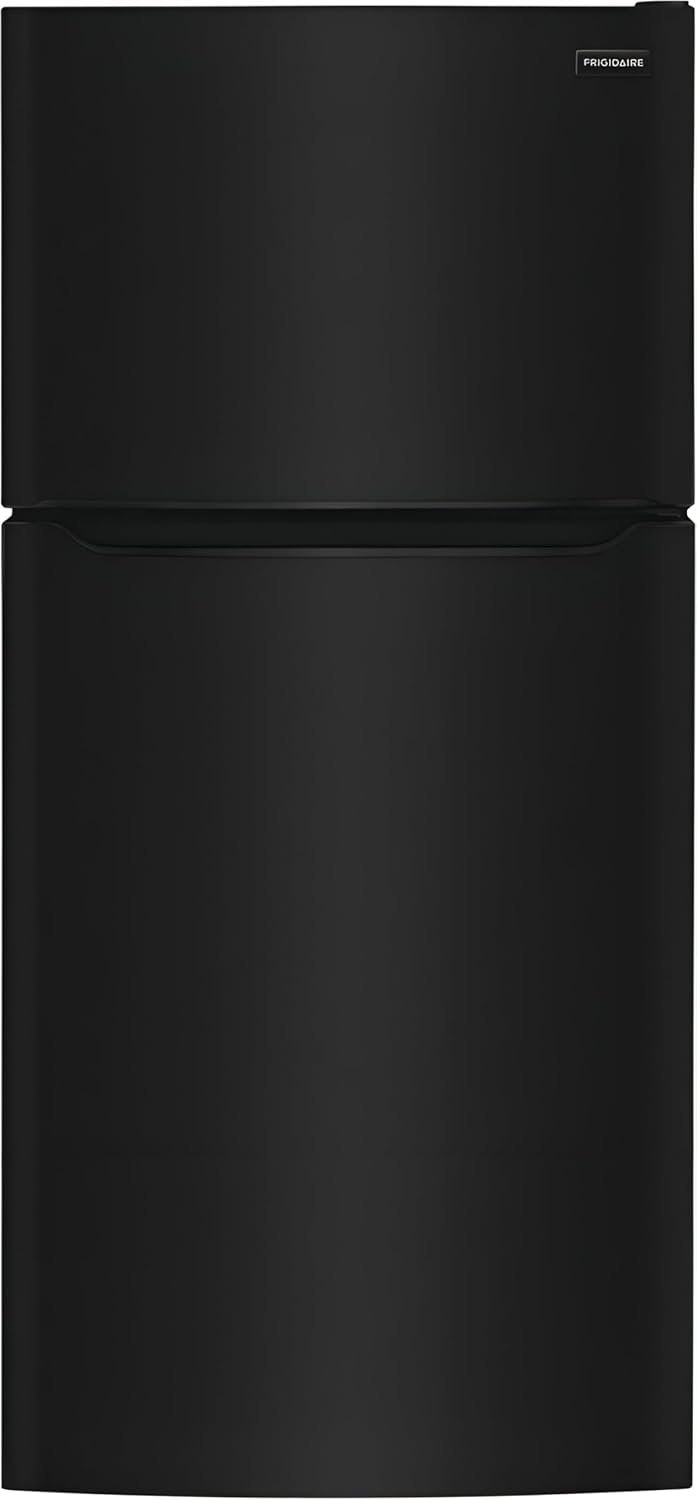 Frigidaire FFTR1835VB 18.3 Cu Ft Top Freezer Refrigerator Black Frost Free ADA Compliant LED Lighting