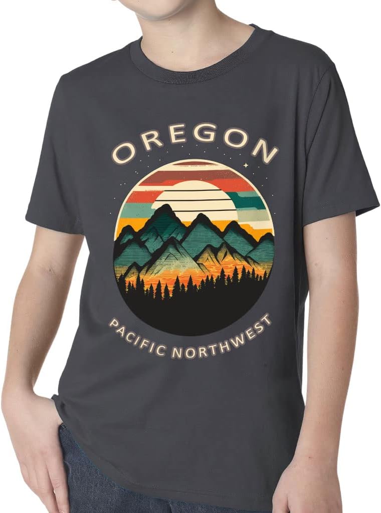 Oregon Pacific Northwest Kids' Classic Fit T-Shirt - Graphic T-Shirt - Themed Classic Fit Tee