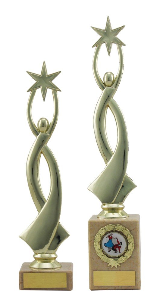 A1 PERSONALISED GIFTS Gold Star Achievement Trophies