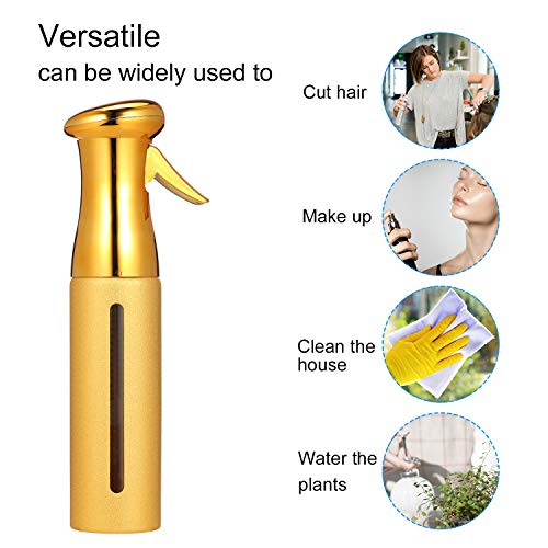 Doneioe 250 ml Frasco pulverizador vazio para cabelo, ferramenta de cabelo, pulverizador de água par