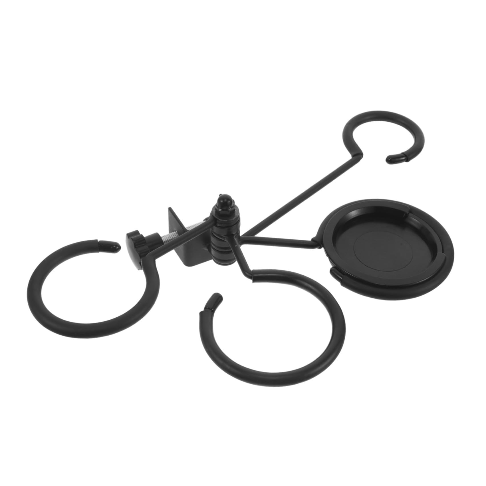 ULTECHNOVO Supporto con Metallo Tromba Sordina in per Trombone e Plastico Nero, Resistente e Leggero Vassoio Girevole per Concerti e Ambienti