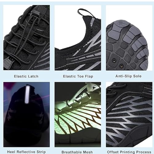 Vitality Shoes Women's Neuropathy with Arch Support, Men's & Women's Barefoot, Non-Slip4