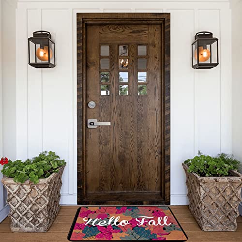 Tapis de porte d'entrée antidérapant pour bloquer la boue et les feuilles