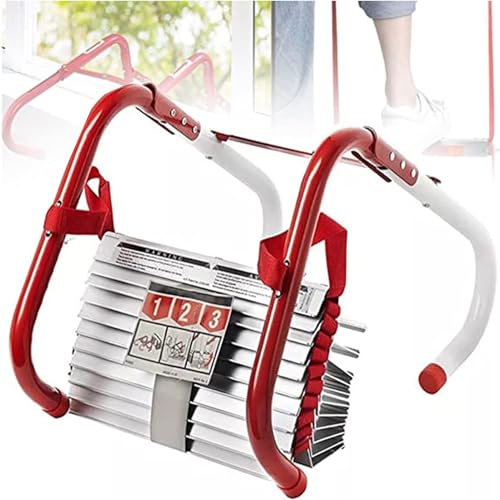Échelle d'incendie portable 7,5 m pour évacuer un appartement par le balcon