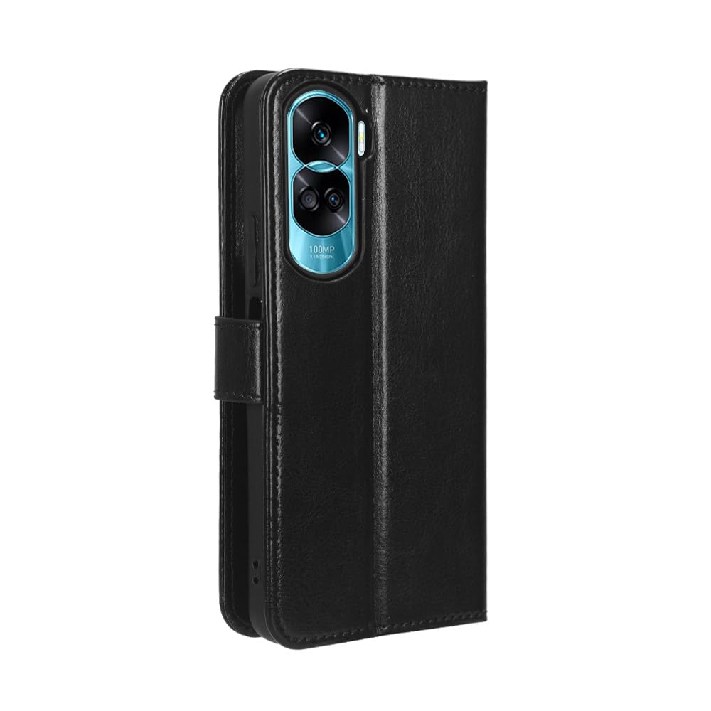 Custodia A Portafoglio HAOYE Per Honor 90 Lite – Pelle PU Con Chiusura Magnetica, Supporto E Slot Per Carte – Colore Oro