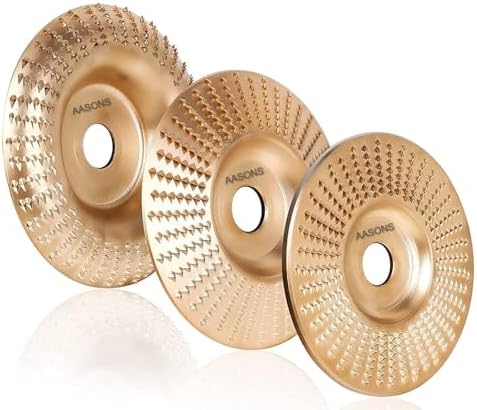 5PCS Angle Grinder Wood Carving Disc Set, 4 And 4 1/2 Grinder
