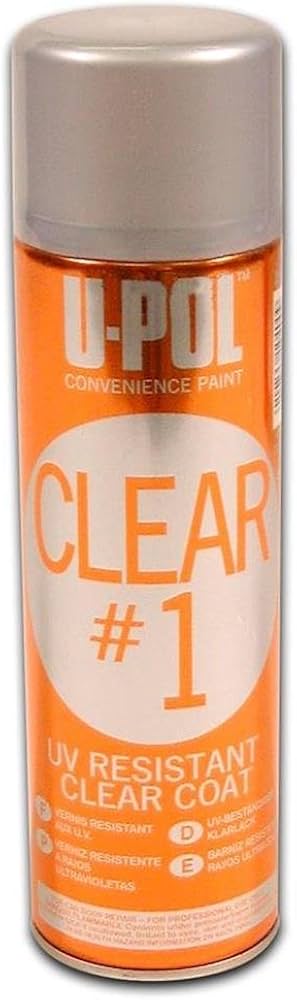 Amazon.com: U-Pol Products 0796 Clear CLEAR#1 High Gloss Coat 345g