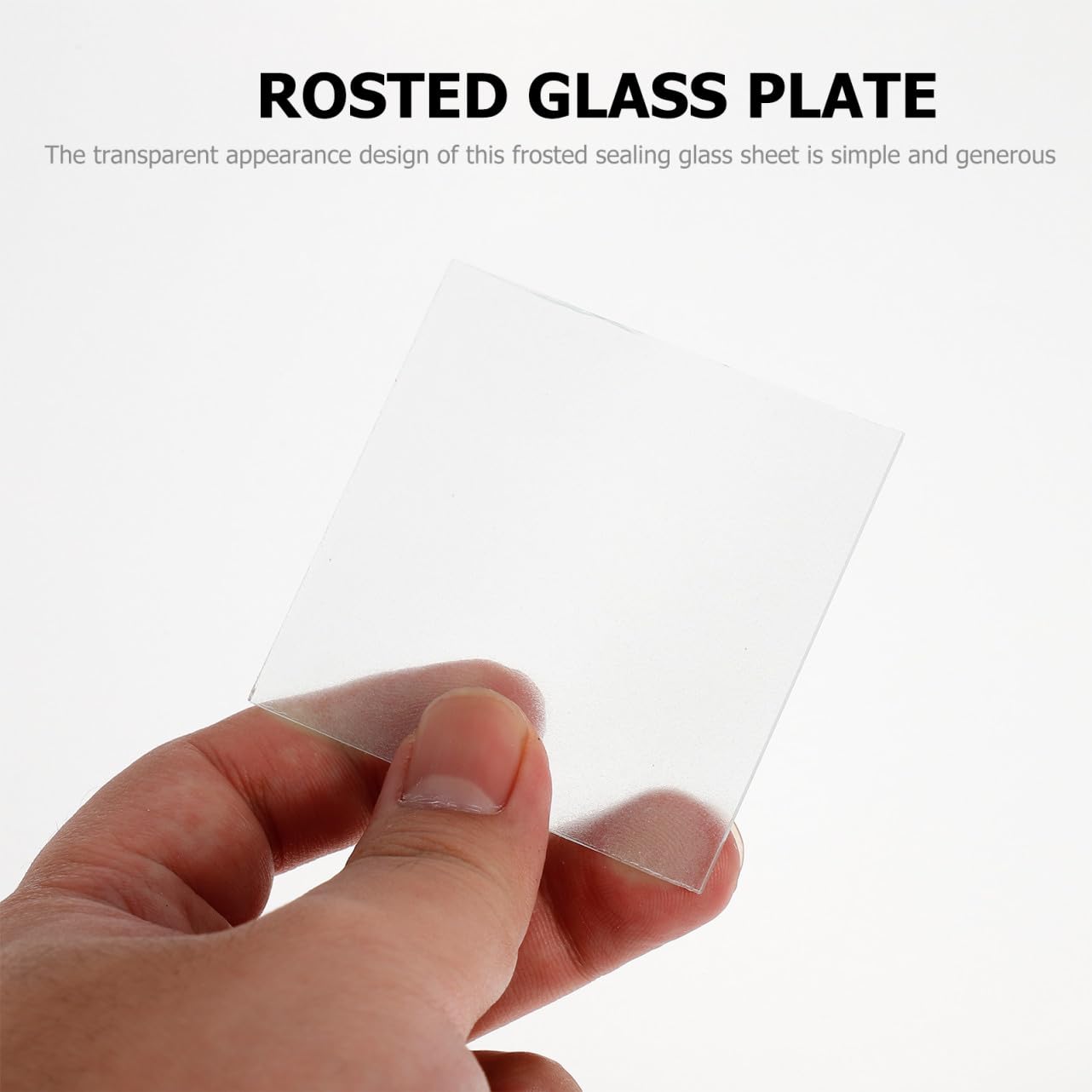 15 Stück Matte Glasplatten 60x60mm für Sammelflaschen Bruch und Stoßfest für Experimente im Schul Labor und Chemielabor