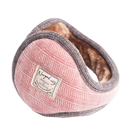 RYZGOJV Winter Outdoor Earmuff Foldable Earmuff Plush Lined Warm Earmuff B05