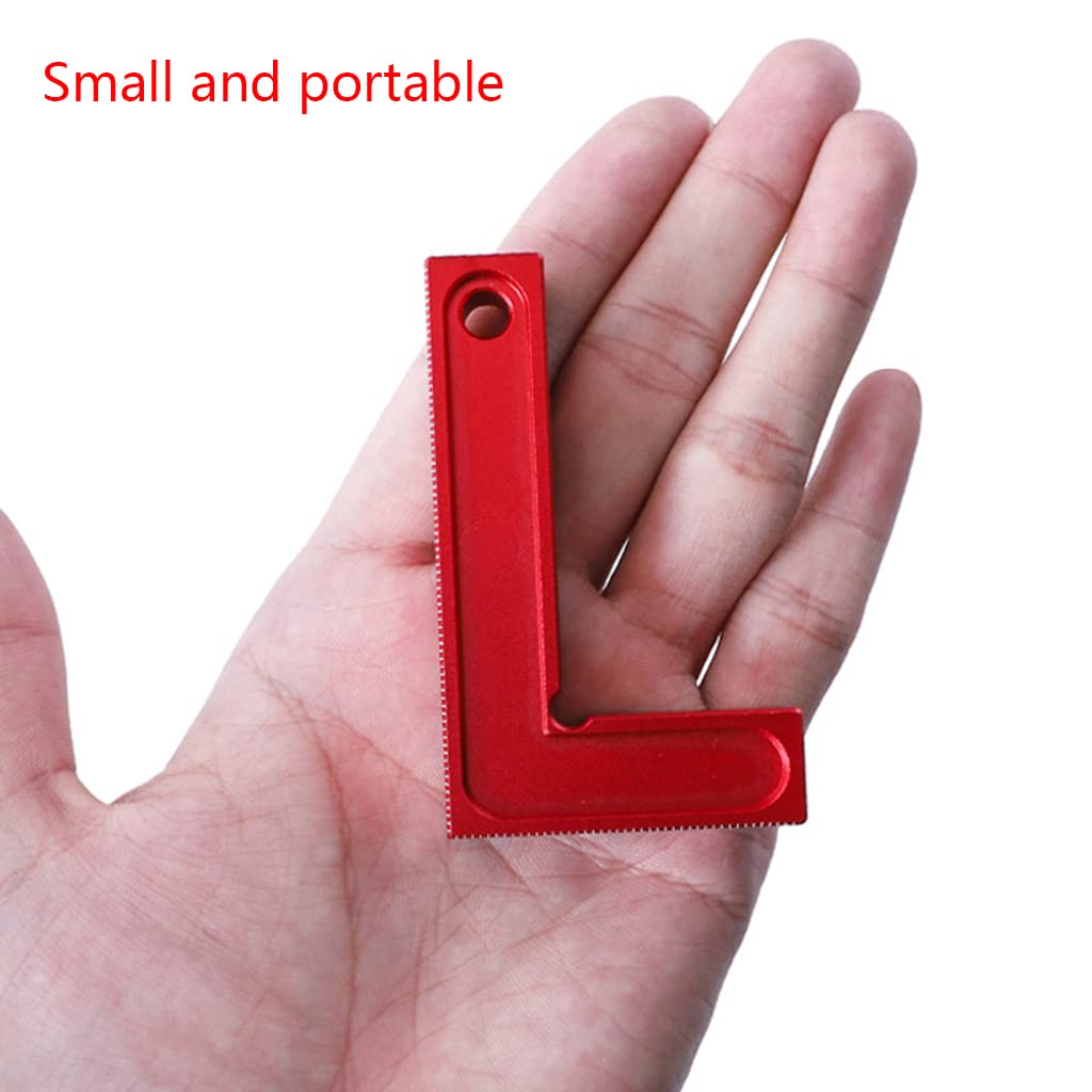 YZYDF 90 Degree Positioning Ruler Aluminum Alloy Positioning Ruler for Picture Frame Woodworking Carpenter Clamping Tool