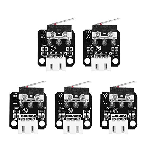 ELVES 5Pcs X/Y/Z Axis End Stop Switch for 3D Printers