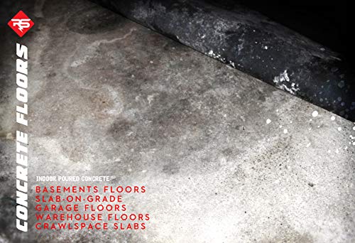 Radonseal Plus Deep-Penetrating Concrete Sealer, Basement Waterproofing & Radon Mitigation In One | Seals Concrete Against Water, Vapor, And Radon Gas (5-Gallon) #TOP4