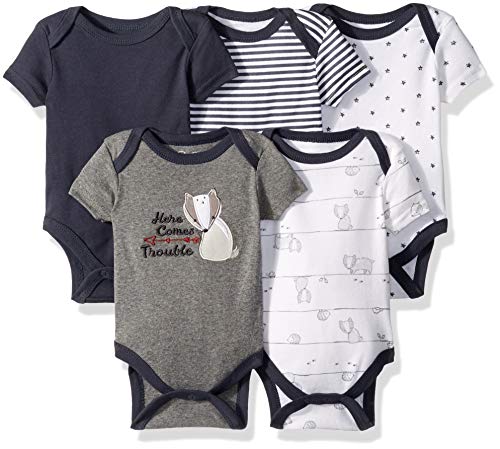 Image of Rene Rofe Baby unisex-baby Collection Unisex 5-pack 5-pack Bodysuits