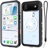 iPhone Air ケース 防水ケース IP68防水認証|米軍MIL規格|MagSafe対応|水中撮影可|耐衝撃 防塵・防雪 両面保護 ストラップ付き アウトドア対応 お風呂・海・ 釣り・登山対応 ワイヤレス充電可 (6.5インチ) MC-iPhone17AIR