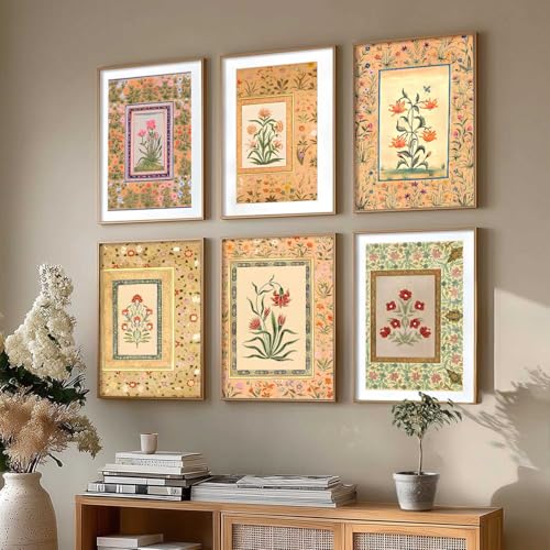 Image of kotart Premium Digital Madhubani Art Paintings with Frame for Home Decor - Painting for Wall Decoration - Pack of 6 (10x13, wall decor)