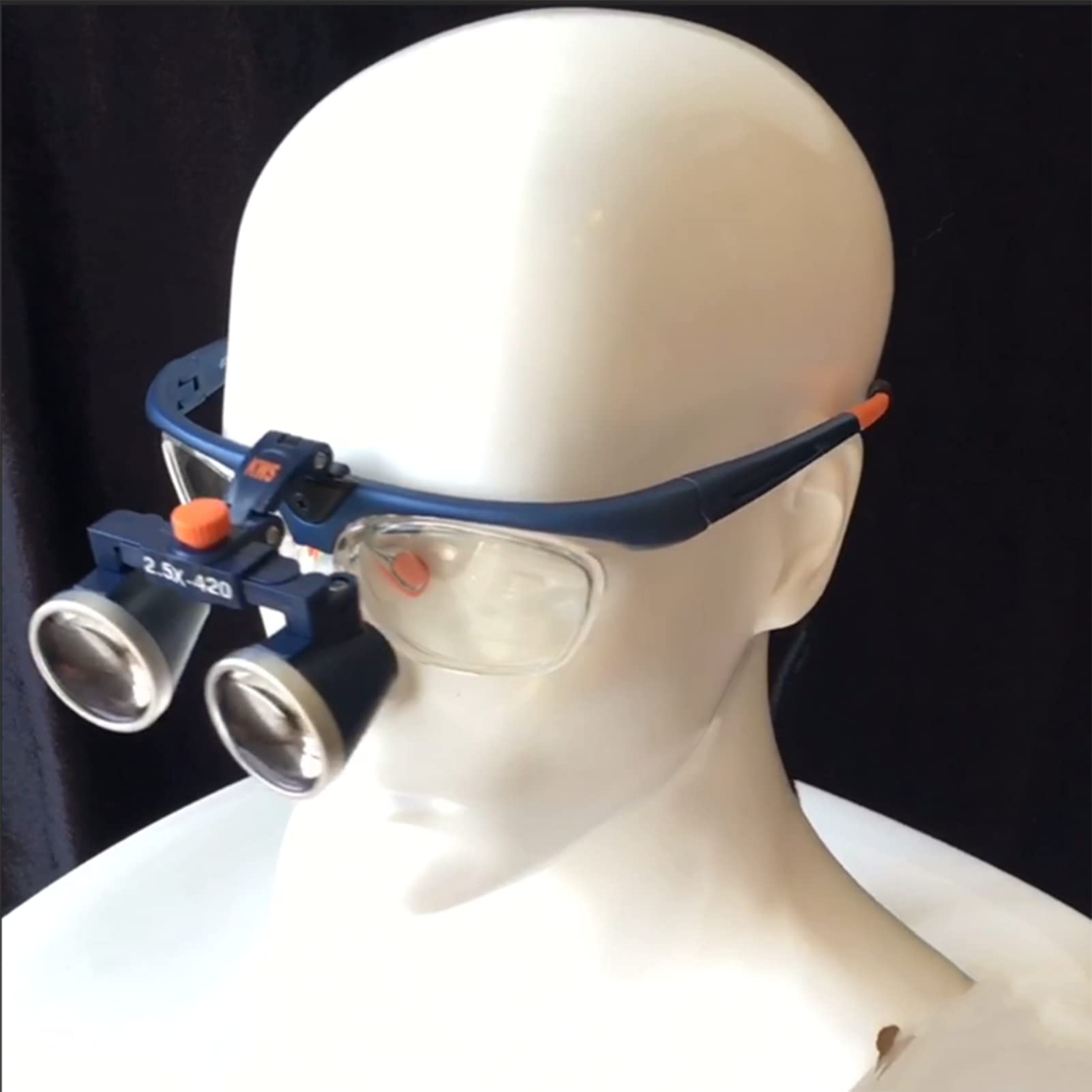 asdchZen Magnifying Glass Binocular Loupes Glasses Headband Magnifying Glasses Headband,Head Mount Magnifier For Hobby Crafts Close Work