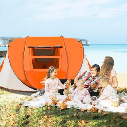 Carpa Pop Up para 4 Personas con 2 Ventanas, Fácil Montaje miniatura 7