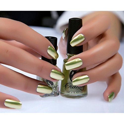 Nagellack Rosennie 14 Tage ohne Verschleiß und lange ZeitMirror Nail Polish Plating Silver Paste Metal Color Steel damen Nagellack