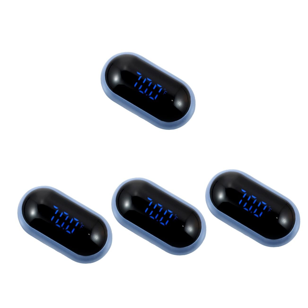 Mipcase 4stücke Aquarium Thermometer Mit -anzeige Wasserthermometer Für Präzise Temperaturmessung Leicht Zu Installieren Selbstklebendem Design Geeignet Für Süß Und