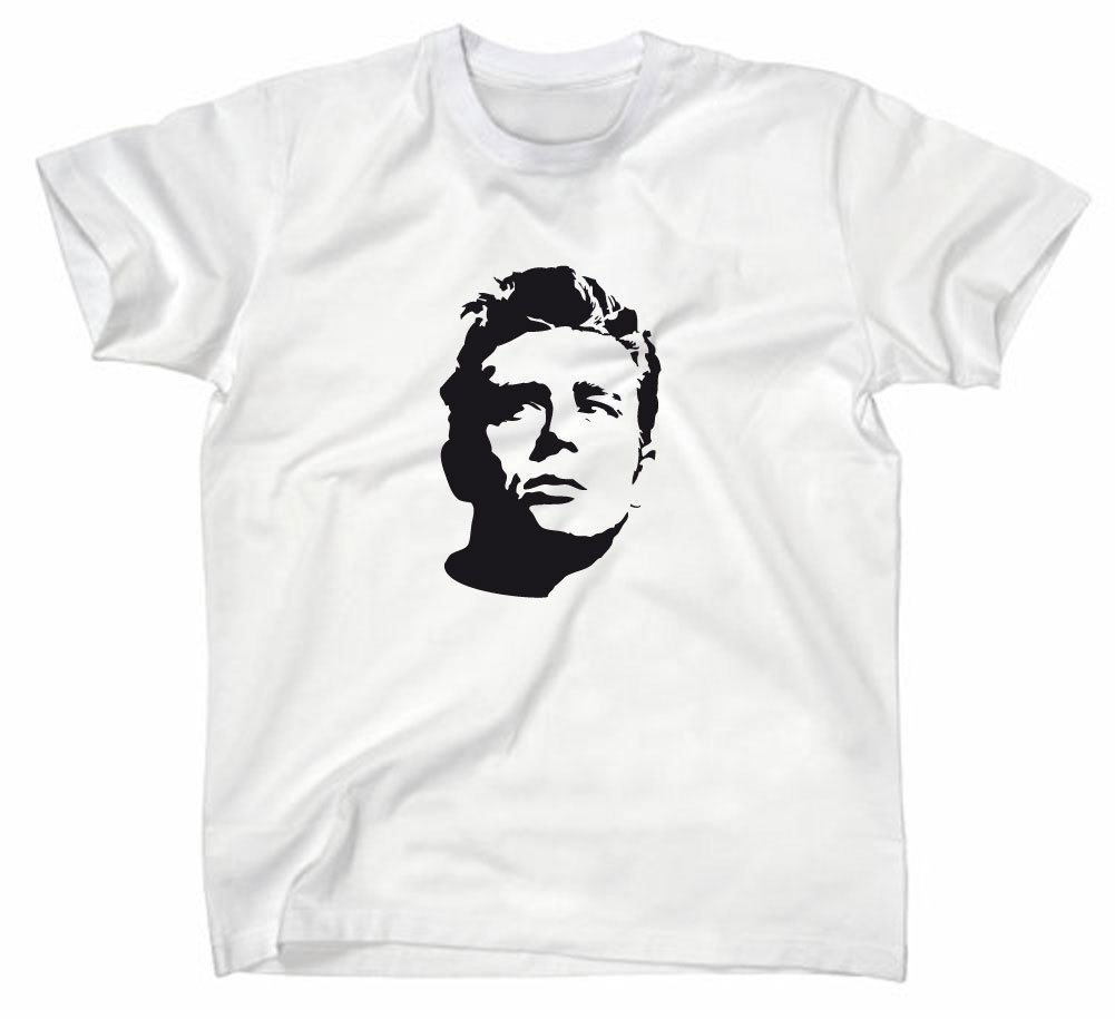 Styletex23 Men's White James Dean T-Shirt, Xl