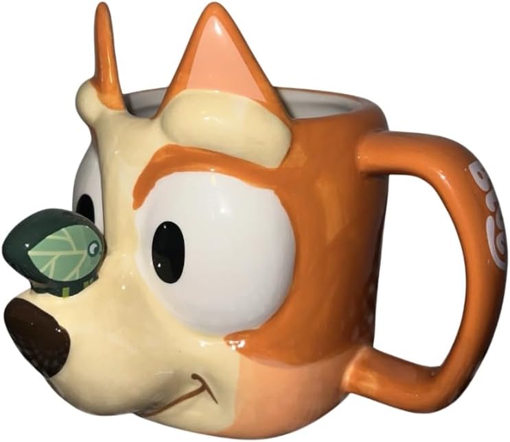 Zak Designs 15oz Bingo Sculpted Mug, Bluey