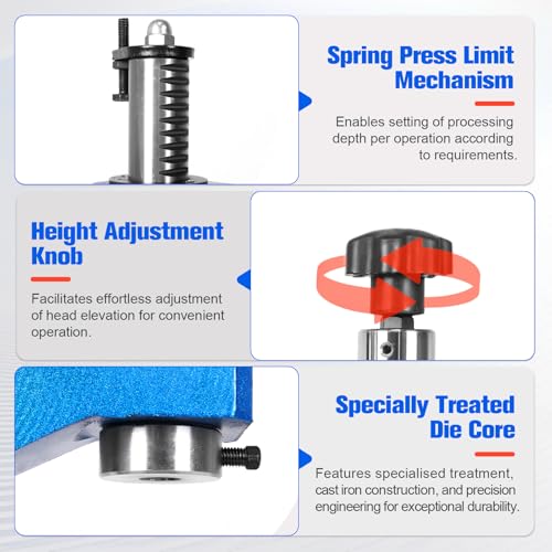 Arbor Press J03-0.5A Spring-Loaded Precision Press
