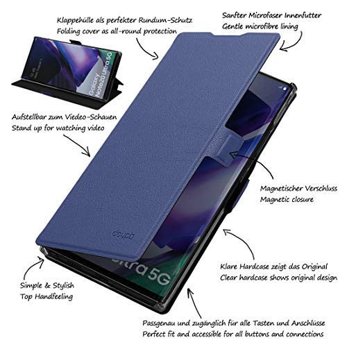 doupi Flip Cover voor Samsung Galaxy Note 20 Ultra, Magneet Beschermende Flip Case Book Style Screen Protector Stand… - Image 3