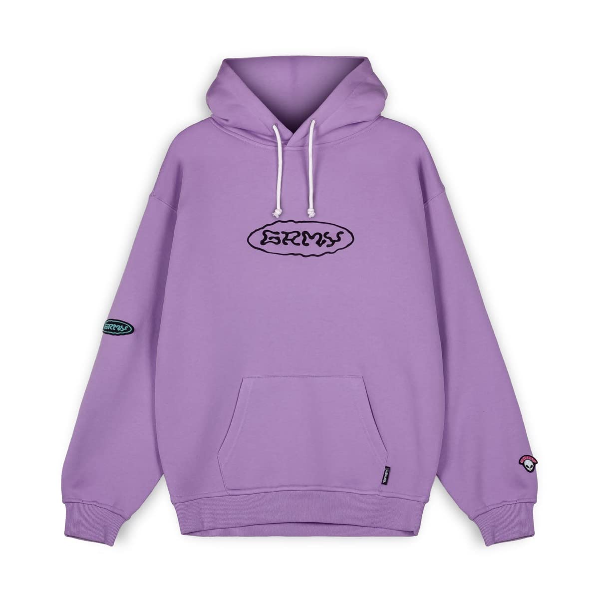 Sweat à capuche Grimey Ufollow lilas résistant pour éviter les pulls déformés - 2
