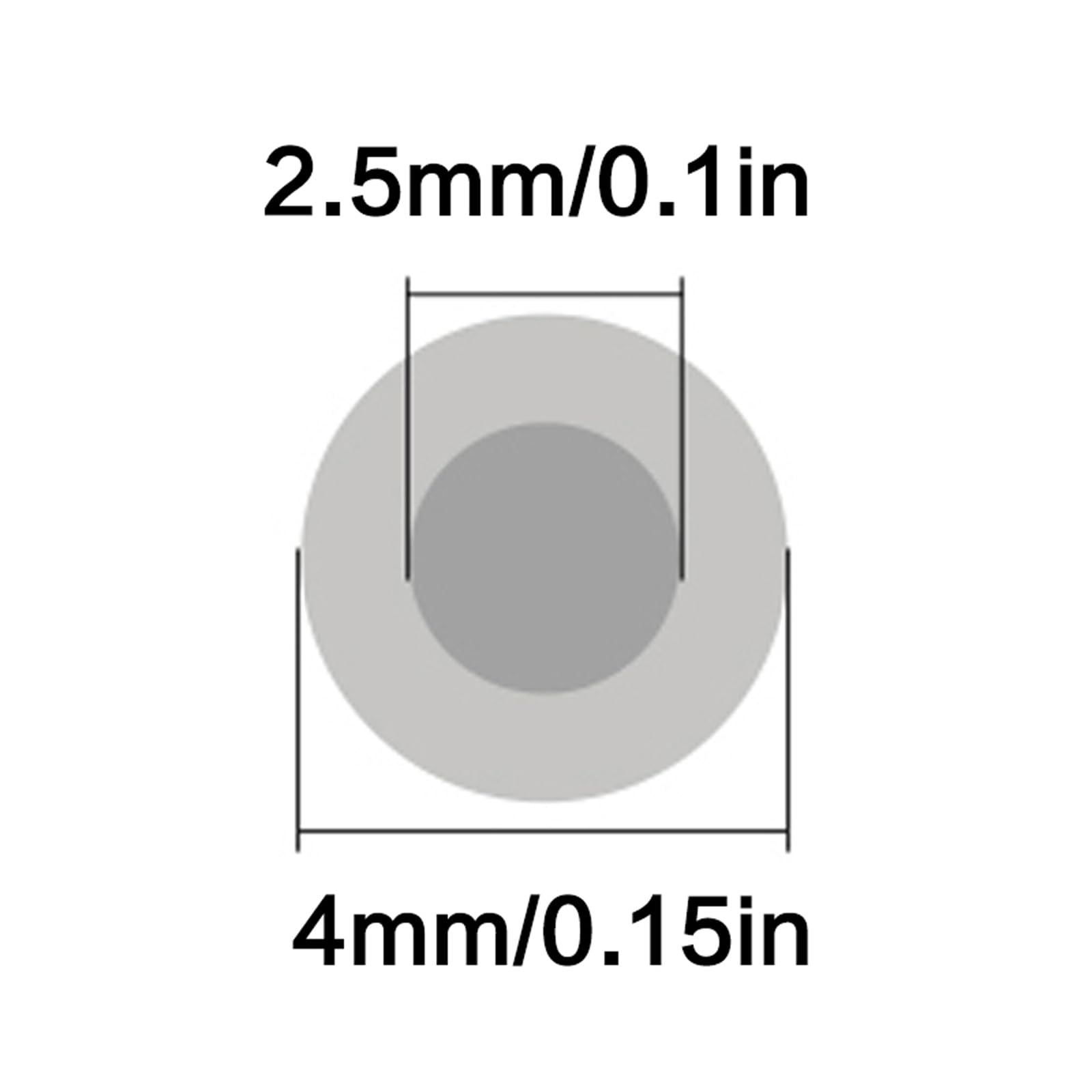 Rurka PTFE do drukarki 3D, 4 mm x 2,5 mm, 100 metrów rura teflonto do spójnych przepływów włókien, rurki PTFE