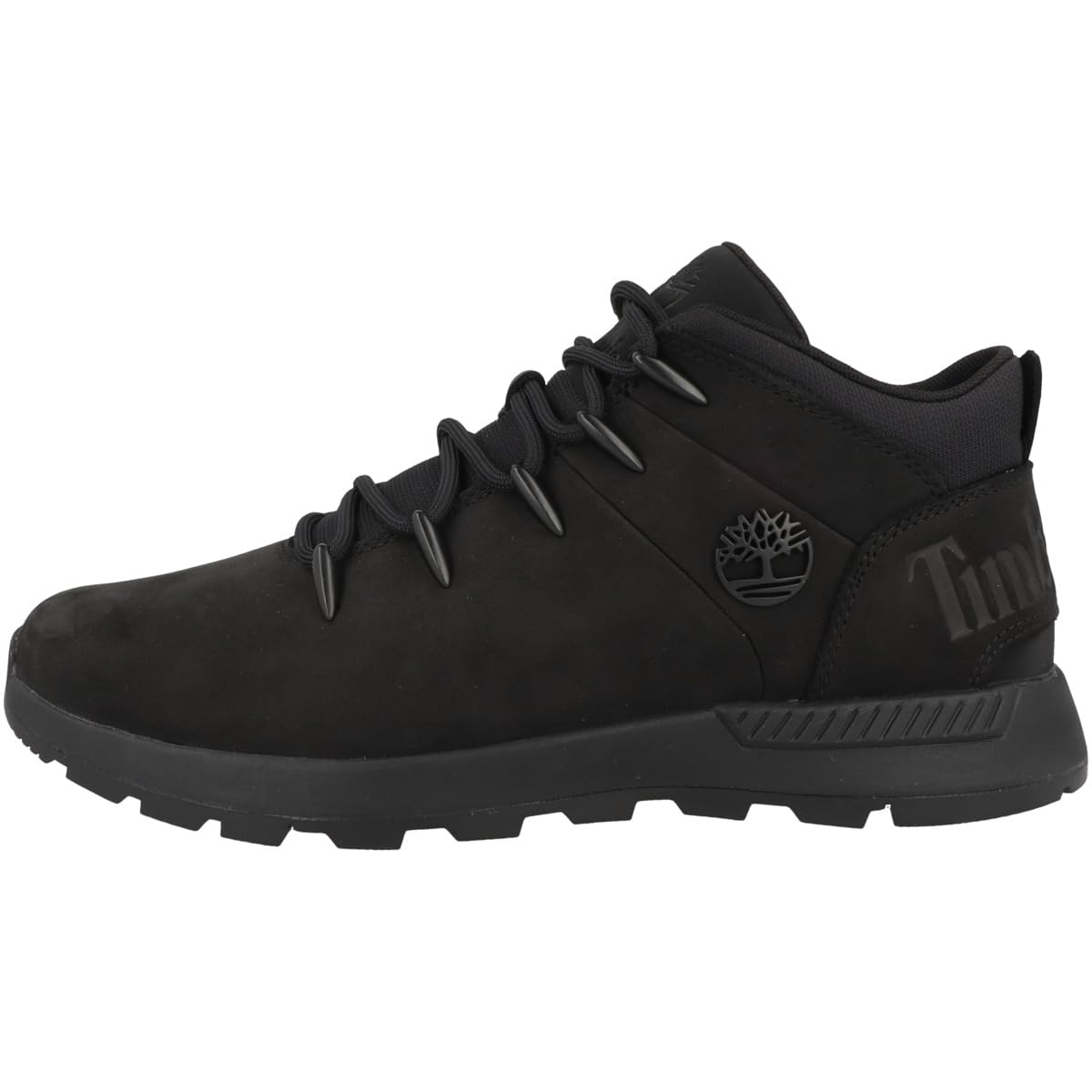 Timberland Para Hombre. TB0A1YN50151 Zapatillas De Piel Sprint Trekker Negro (40), Plano, Cordones, Deportivo, Outdoor, Sostenible-image