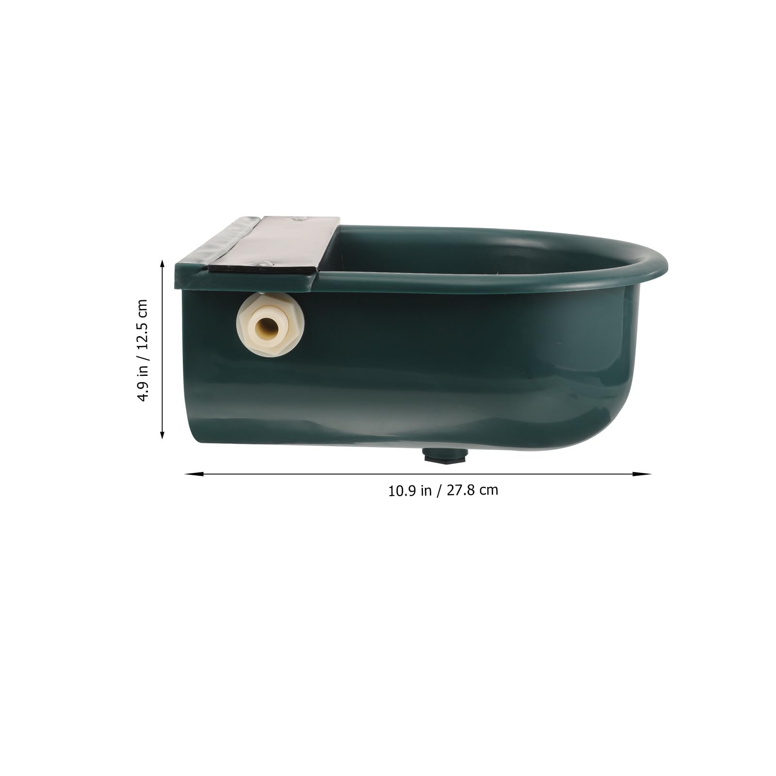 TEHAUX Abbeveratoio Automatico Livello Acqua Costante per Bestiame in Plastica Ciotola per Acqua Potabile ad Uso Automatico per Cavalli e Animali da Fattoria