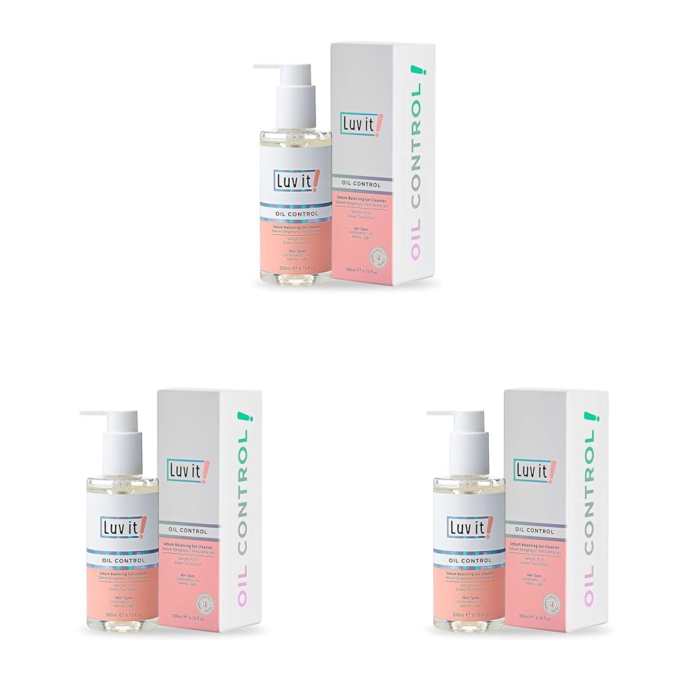 Luv it! Sebum Dengeleyici Temizleme Jeli (3 paketi)