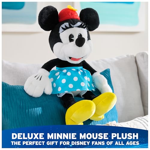 gund disney official minnie mouse classic plush mickey and friends deluxe collector stuffed animal for ages 1 and up blackwhite 14